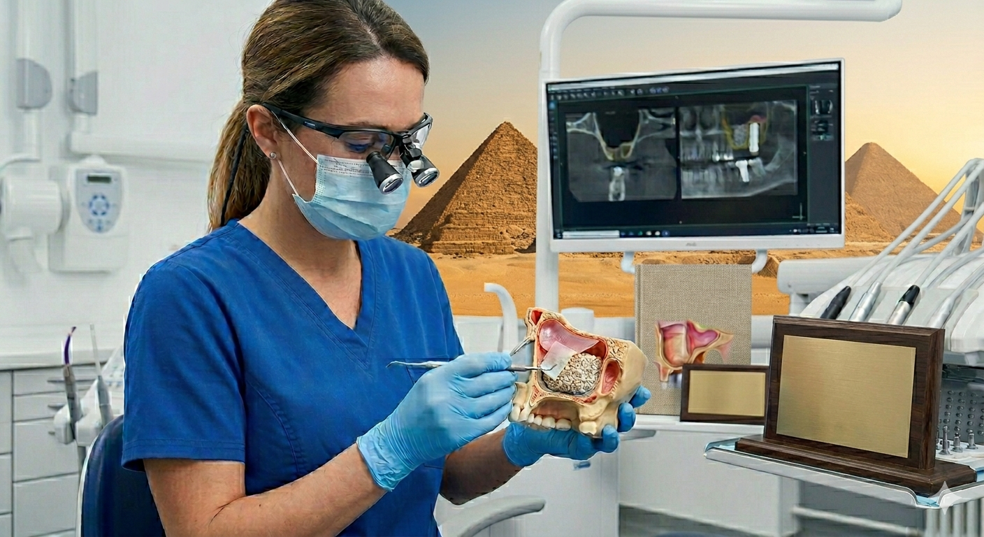 Mastering Sinus lift on Patient (Cairo Egypt)